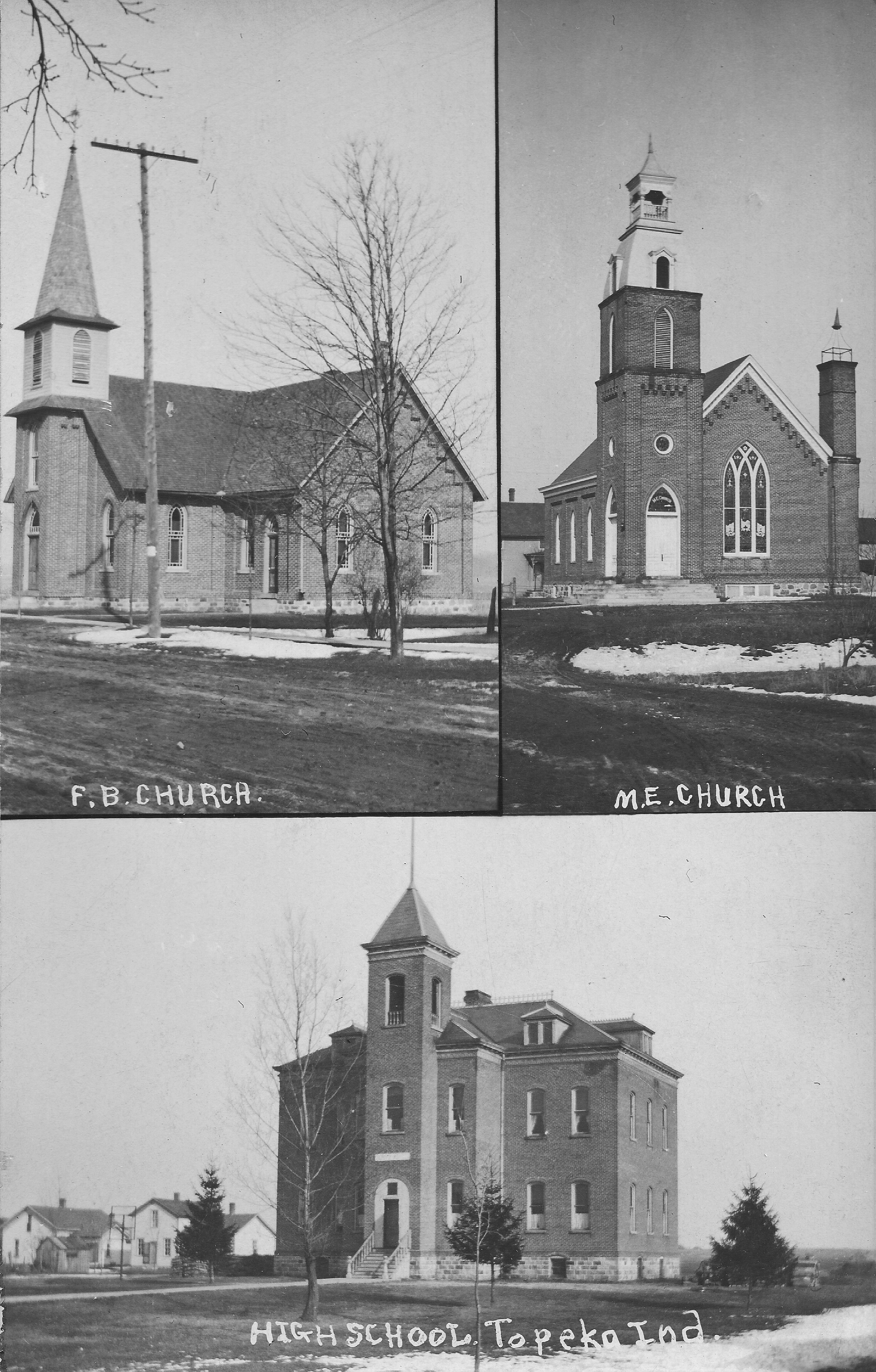 Churches and High School
